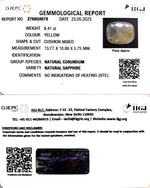 Load image into Gallery viewer, 8.41/CT Natural Ceylonese Pukhraj with Govt Lab Certificate (6771)
