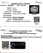 Load image into Gallery viewer, 7.54/CT Natural Ceylonese Pukhraj with Govt Lab Certificate (6771)
