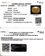 Load image into Gallery viewer, 7.43/CT Natural Ceylonese Pukhraj with Govt Lab Certificate (6771)
