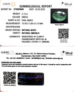 Load image into Gallery viewer, 3.13/CT Natural Panna Stone with Govt. Lab Certificate (45510)
