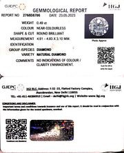 0.49/Cents Natural Diamond With Govt. Lab Certificate (120000)