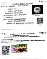 Load image into Gallery viewer, 4.76/CT Natural Ceylonese Pukhraj with Govt Lab Certificate (8991)
