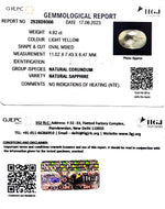Load image into Gallery viewer, 4.92/CT Natural Ceylonese Pukhraj with Govt Lab Certificate (8991)
