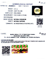 Load image into Gallery viewer, 3.61/CT Natural Ceylonese Pukhraj with Govt Lab Certificate (6771)
