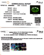 Load image into Gallery viewer, 4.03/CT Natural Panna Stone with Govt. Lab Certificate (6771)
