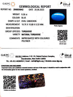 Load image into Gallery viewer, 9.38/CT Natural Govt. Lab Certified Turquoise (832)
