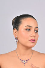 Load image into Gallery viewer, 26.77/GM AMETHYST /ZIRCON NACK (1650)
