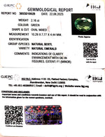 Load image into Gallery viewer, 2.16/CT Natural Panna Stone with Govt. Lab Certificate (56610)
