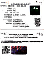 Load image into Gallery viewer, 4.94/CT Natural Panna Stone with Govt. Lab Certificate (1221)
