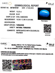 10.20/CT Natural Govt. Lab Certified Turquoise (832)