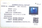 Load image into Gallery viewer, 8.24/CT Natural Blue Sapphire with Govt Lab Certificate (4551)
