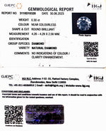 Load image into Gallery viewer, 0.30/Cents Natural Diamond with Govt. Lab Certificate (120000)

