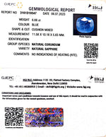 Load image into Gallery viewer, 6.66/CT Natural Blue Sapphire with Govt Lab Certificate (8991)
