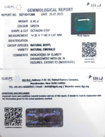 Load image into Gallery viewer, 8.40/CT Natural Panna Stone with Govt. Lab Certificate (34410)
