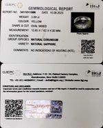 Load image into Gallery viewer, 3.69/CT Natural Ceylonese Pukhraj with Govt Lab Certificate-YELSA9U
