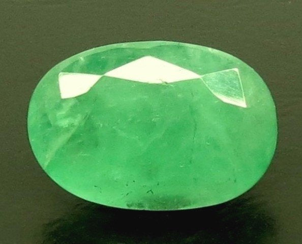 4.94/CT Natural Panna Stone with Govt. Lab Certificate-3441