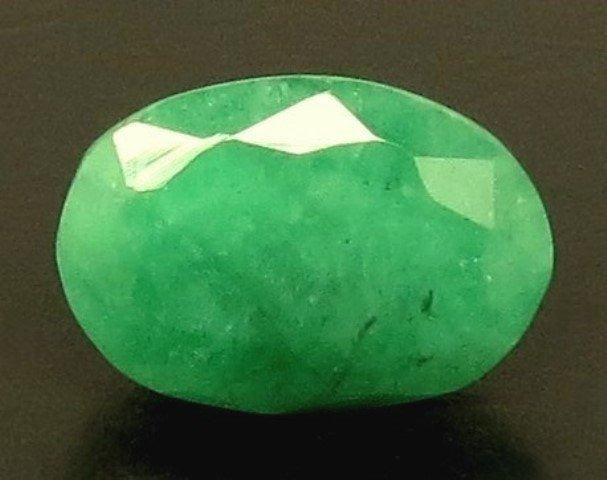 3.90/CT Natural Panna Stone with Govt. Lab Certificate-3441