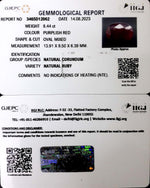 Load image into Gallery viewer, 8.44/CT Natural Neo Burma Ruby with Govt. Lab Certificate (4551)
