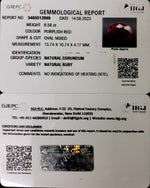 Load image into Gallery viewer, 6.58/CT Natural Neo Burma Ruby with Govt. Lab Certificate (2331)
