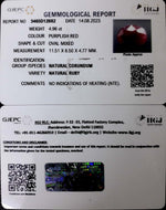 Load image into Gallery viewer, 4.96/CT Natural Neo Burma Ruby with Govt. Lab Certificate (4551)

