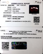 Load image into Gallery viewer, 3.70/CT Natural Neo Burma Ruby with Govt. Lab Certificate (4551)

