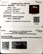 Load image into Gallery viewer, 3.02/CT Natural Neo Burma Ruby with Govt. Lab Certificate (5661)
