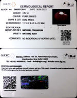 Load image into Gallery viewer, 4.52/CT Natural Neo Burma Ruby with Govt. Lab Certificate (4551)
