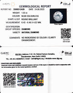 Load image into Gallery viewer, 1.03/Cents Natural Diamond with Govt. Lab Certificate (140000)
