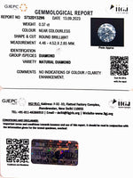 Load image into Gallery viewer, 0.37/Cents Natural Diamond with Govt. Lab Certificate (120000)
