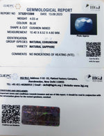 Load image into Gallery viewer, 4.47/Carat Natural Blue Sapphire
