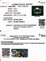 Load image into Gallery viewer, 2.26/CT Natural Panna Stone with Govt. Lab Certificate (23310)
