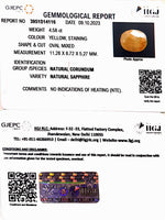 Load image into Gallery viewer, 4.58/CT Natural Ceylonese Pukhraj with Govt Lab Certificate (4551)
