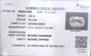 4.00/CT Natural Ceylonese Pukhraj with Govt Lab Certificate-YELSA9U