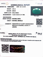 Load image into Gallery viewer, 4.50/CT Natural Panna Stone with Govt. Lab Certificate (4551)
