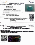 Load image into Gallery viewer, 5.75/CT Natural Panna Stone with Govt. Lab Certificate (23310)
