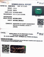 Load image into Gallery viewer, 2.19/CT Natural Panna Stone with Govt. Lab Certificate (6771)
