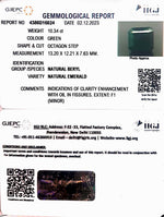 Load image into Gallery viewer, 10.34/CT Natural Panna Stone with Govt. Lab Certificate (16650)
