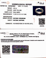 Load image into Gallery viewer, 4.03/CT Natural Ceylonese Pukhraj with Govt Lab Certificate-YELSA9U
