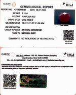 Load image into Gallery viewer, 8.15/CT Natural Ruby with Govt. Lab Certificate-4710D16939