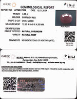 Load image into Gallery viewer, 4.88/CT Natural new Burma Ruby with Govt. Lab Certificate (2331)
