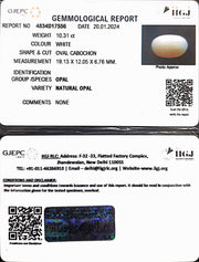 10.31/CT Natural Fire Opal with Govt. Lab Certificate (4551)