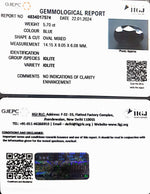 Load image into Gallery viewer, 5.70/CT Natural Iolite with Govt Lab Certificate (1221)
