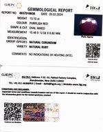 Load image into Gallery viewer, 13.10/CT Natural new Burma Ruby with Govt. Lab Certificate-4551
