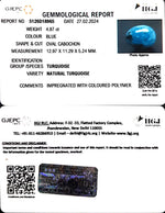 Load image into Gallery viewer, 4.87/CT Natural Govt. Lab Certified Turquoise (1221)
