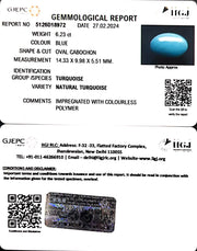 6.23/CT Natural Govt. Lab Certified Turquoise (832)