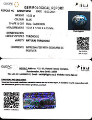 10.05/CT Natural Govt. Lab Certified Turquoise-1221
