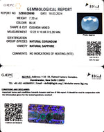 Load image into Gallery viewer, 7.20/CT Natural Blue Sapphire with Govt Lab Certificate-6771
