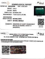 Load image into Gallery viewer, 4.94/CT Natural Panna Stone with Govt. Lab Certificate-2331
