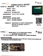 Load image into Gallery viewer, 3.96/CT Natural Panna Stone with Govt. Lab Certificate-8991
