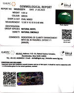 Load image into Gallery viewer, 4.94/CT Natural Panna Stone with Govt. Lab Certificate-2331
